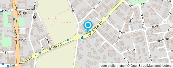 מפת הגעה אל גן משיבת נפש