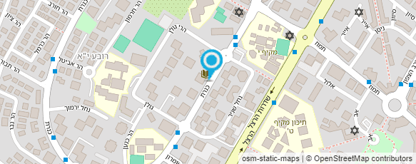 מפת הגעה אל ענת נתי מאפרת ומסרקת מקצועית