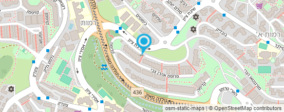 מפת הגעה אל עו"ד כורש אביעזר