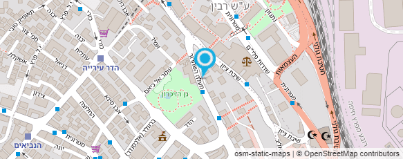 מפת הגעה אל עו"ד גורה אסף