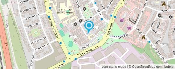 מפת הגעה אל מרכז התנועה שדרות אדמה ע"ר