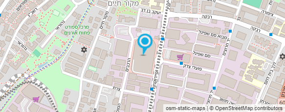 מפת הגעה אל בורגרס בר