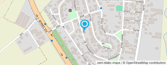 מפת הגעה אל הגלריה של רינה כרמל - ציורים תערוכות וחוגים