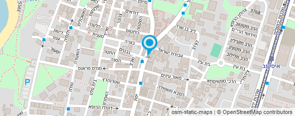 מפת הגעה אל פיצה אוליב