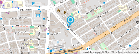 מפת הגעה אל מוניות אבי