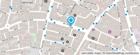 מפת הגעה אל שאול האינסטלטור