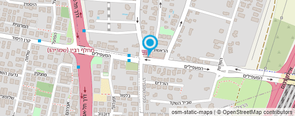 מפת הגעה אל עו"ד שממה עמוס