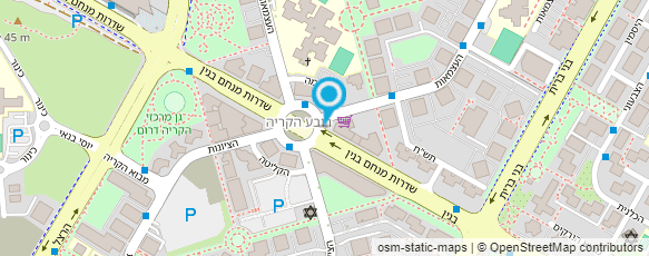 מפת הגעה אל עו"ד ברניג אריה