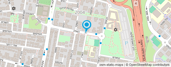 מפת הגעה אל איזי שרותי איחסון