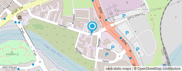 מפת הגעה אל צמיגי באר שבע