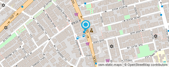 מפת הגעה אל שטיינר מכשירי שמיעה