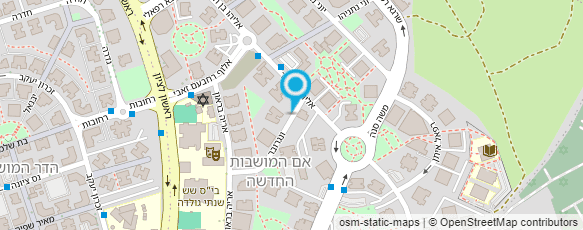 מפת הגעה אל סטודיו 33 - איציק חנוכה