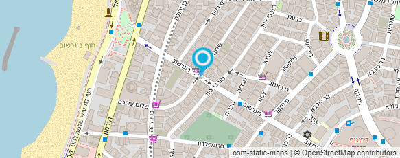 מפת הגעה אל סטודיו רותם - מאור מויאל