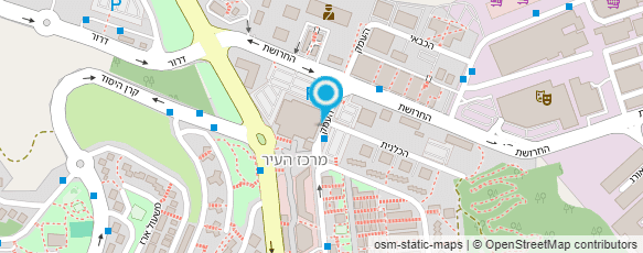 מפת הגעה אל החברה לפיקוח גנים פרטיים בישראל