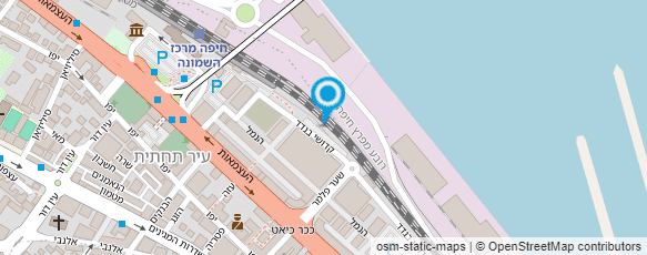 מפת הגעה אל מנהטן דיינר אמריקאי חיפה