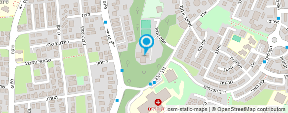 מפת הגעה אל חן ויגדורציק - התעמלות אומנותית