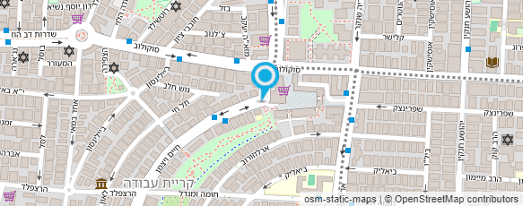 מפת הגעה אל הפלאפל של הג'ינג'י