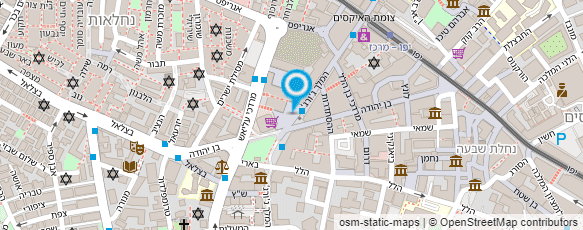 מפת הגעה אל עו"ד קוגוט מנשה