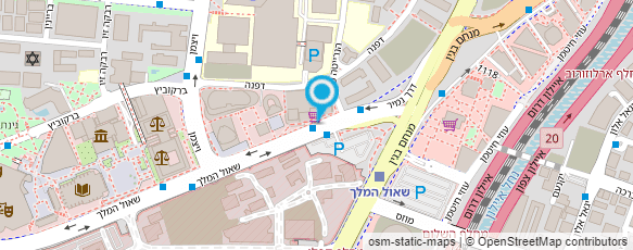 מפת הגעה אל עו"ד לוזון מיכאל