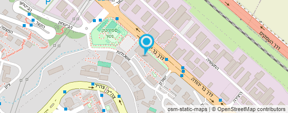 מפת הגעה אל אמריקן פיצה נשר