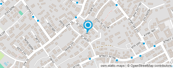 מפת הגעה אל שירה מימון עיצוב שיער