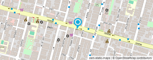 מפת הגעה אל לוזאטו Luzzatto Italian