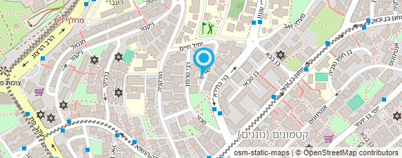 מפת הגעה אל עו"ד נפתלי לוי - עורך פטנטים