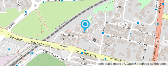 מפת הגעה אל דיאנה רפאילוב עיצוב שיער