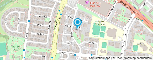 מפת הגעה אל פיצה השכונתית