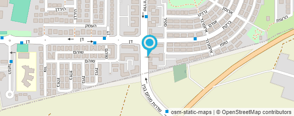 מפת הגעה אל הילה עיצוב גבות