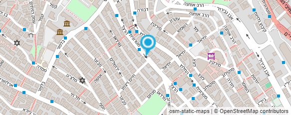 מפת הגעה אל לב הדר מנעולים