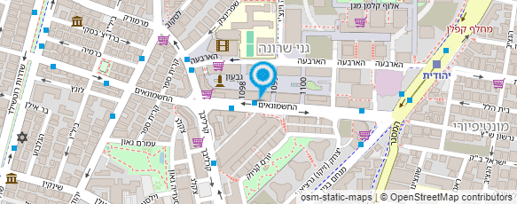 מפת הגעה אל עו"ד זינגר חיה