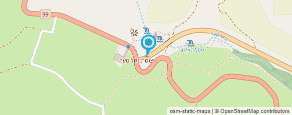 מפת הגעה אל המפל