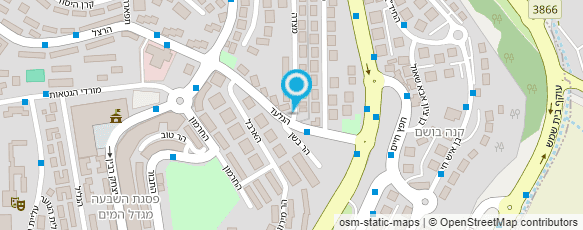 מפת הגעה אל שושה בגדי מעצבים