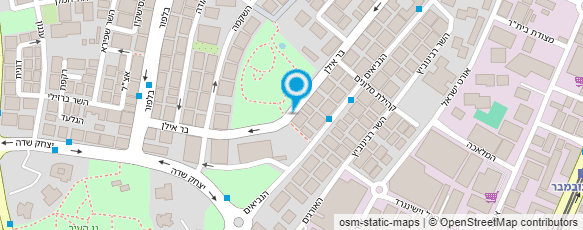 מפת הגעה אל מיטל אבנר איפור מקצועי