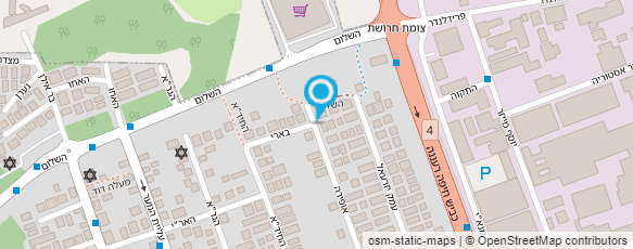 מפת הגעה אל ד"ר נדב בצר מרצה לשיאצו אורטופדי