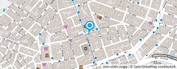 מפת הגעה אל נקניקיה שכזאת