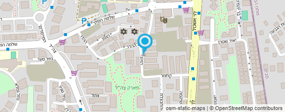 מפת הגעה אל אוה מילר - פסיכותרפיסטית