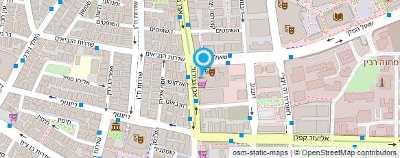 מפת הגעה אל שיפודים פלוס