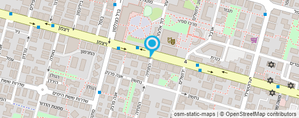 מפת הגעה אל ד"ר ירון זיקר