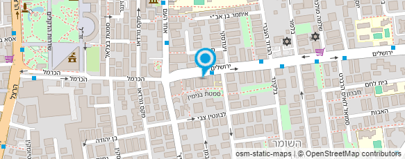 מפת הגעה אל פלאפל בכיכר