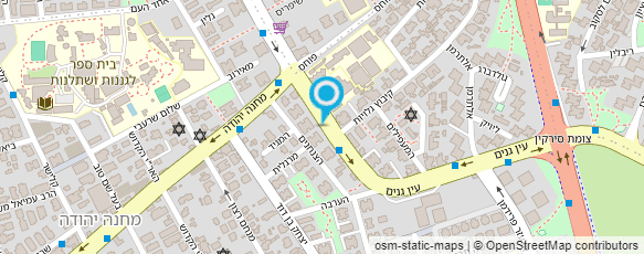 מפת הגעה אל הלל אינסטלציה מפת הגעה אל הלל אינסטלציה