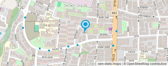 מפת הגעה אל רעות פיזיותרפיה