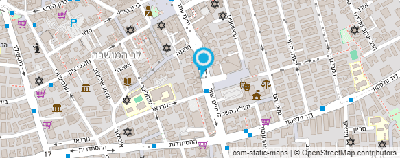 מפת הגעה אל שווארמה סטריט