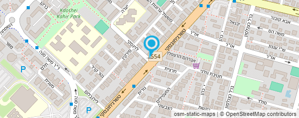 מפת הגעה אל טובה דוד תכנון ועיצוב פנים