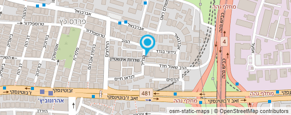 מפת הגעה אל א.ח פרוייקטים