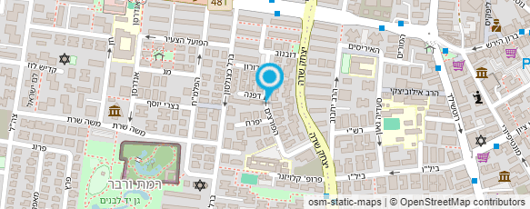 מפת הגעה אל נדב המנעולן