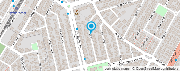 מפת הגעה אל מאירה קורן עיצוב פנים