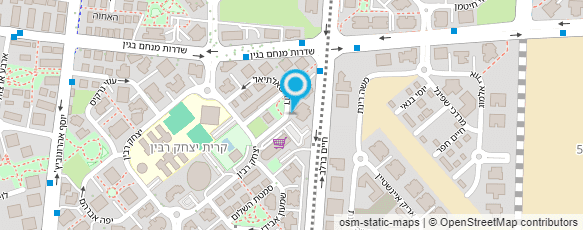 מפת הגעה אל יניב חן שיעורים פרטיים