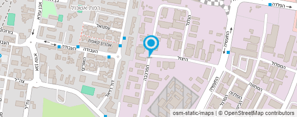 מפת הגעה אל ע.מ צביעת מתכת